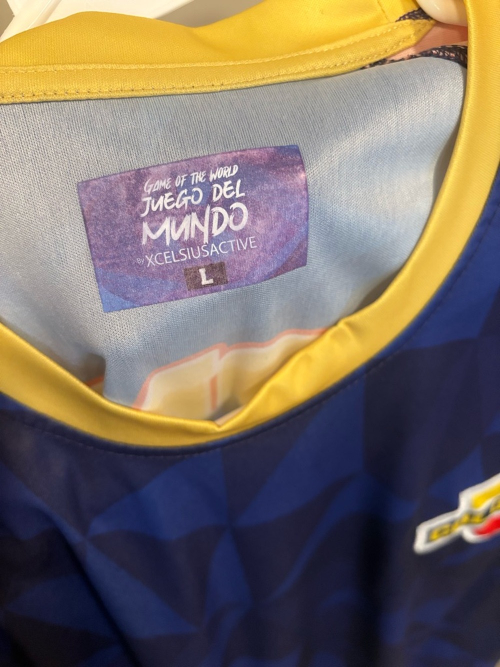 Colombia XCelsiusActive Blue & Red Soccer Jersey - Picture 3 of 4